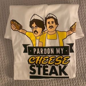 Men’s XL Barstool Sports Pardon My Cheesesteak T- Shirt
